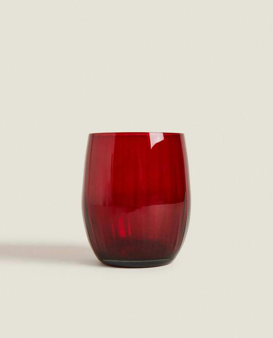 PLAIN CHRISTMAS GLASSWARE SET