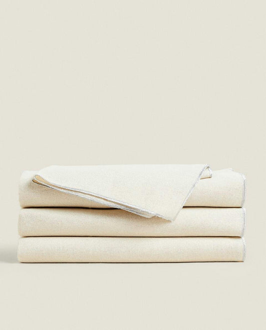 Weihnachts-Tischdecke aus glitzernder Baumwolle