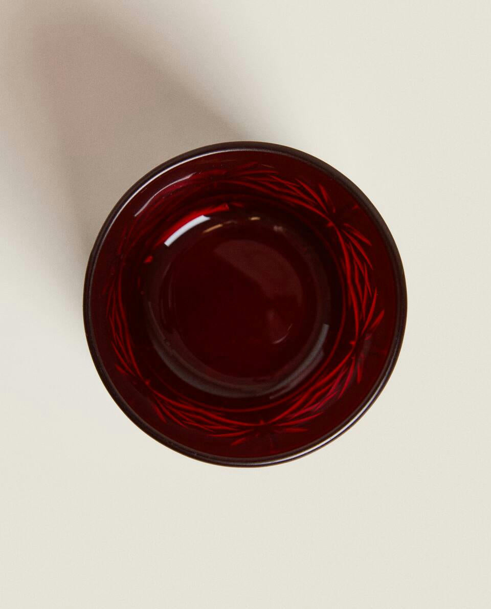 Weihnachts-Kristallglas mit Gravur