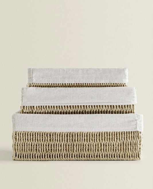 RECHTECKIGER STOFF-INNENKORB