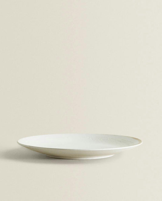 Dessertteller aus Steingut