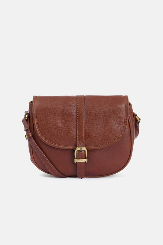 Laire Medium Saddle Bag - BROWN