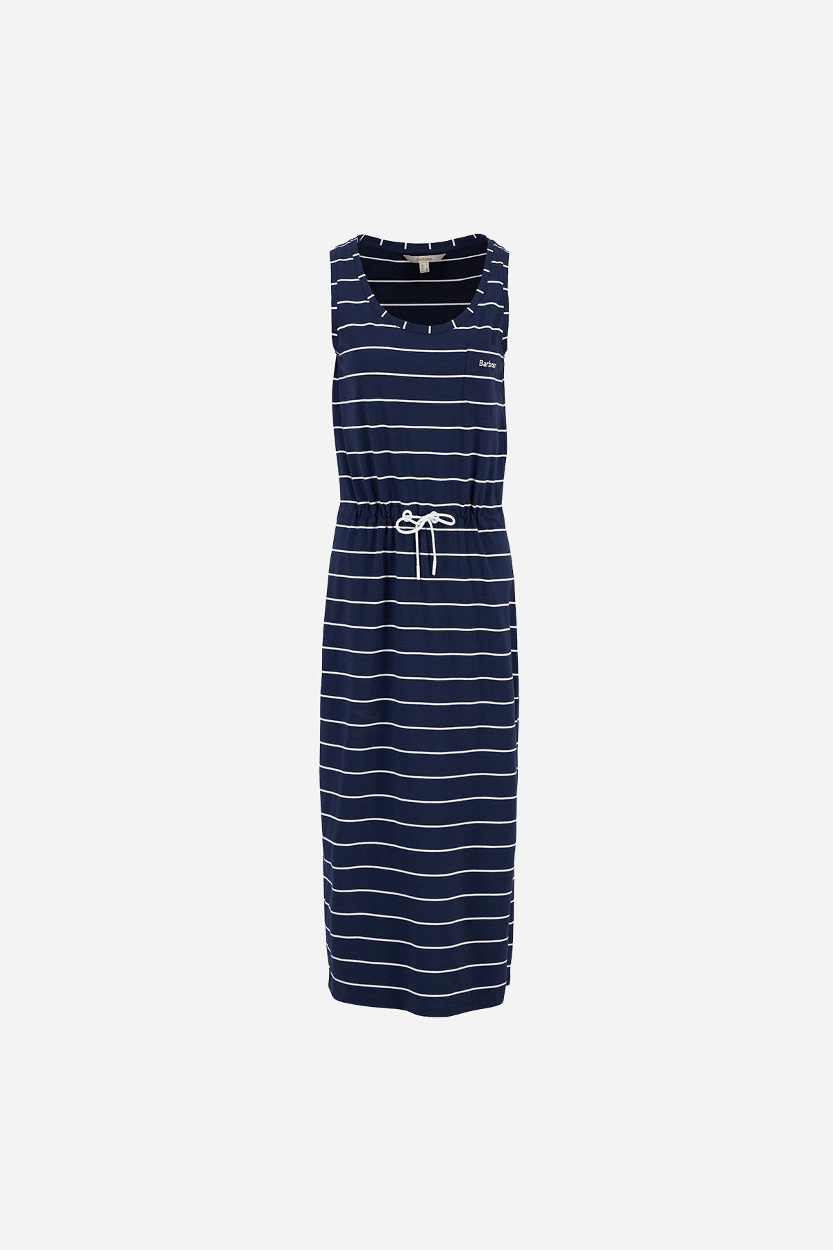 Overland Striped Midi Dress - NAVY STRIPE