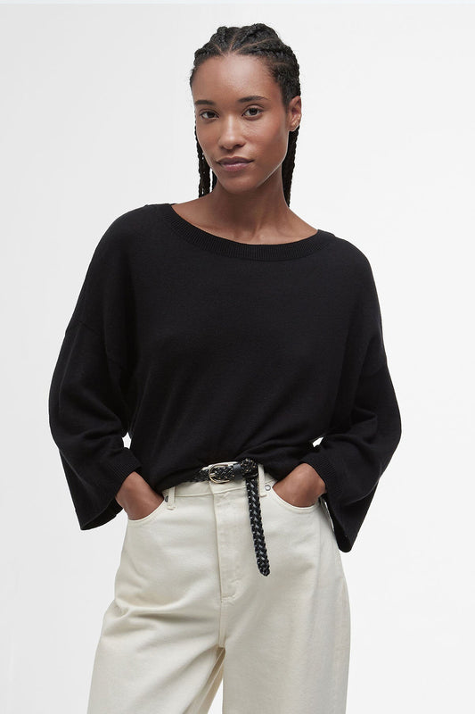 Lucy Knitted Jumper - BLACK