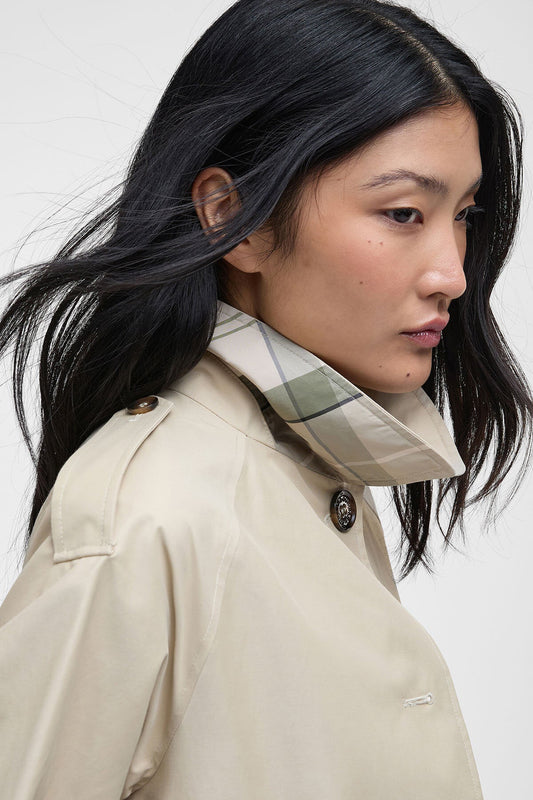 Maia Showerproof Jacket - LIGHT SAND/ROSEMARY