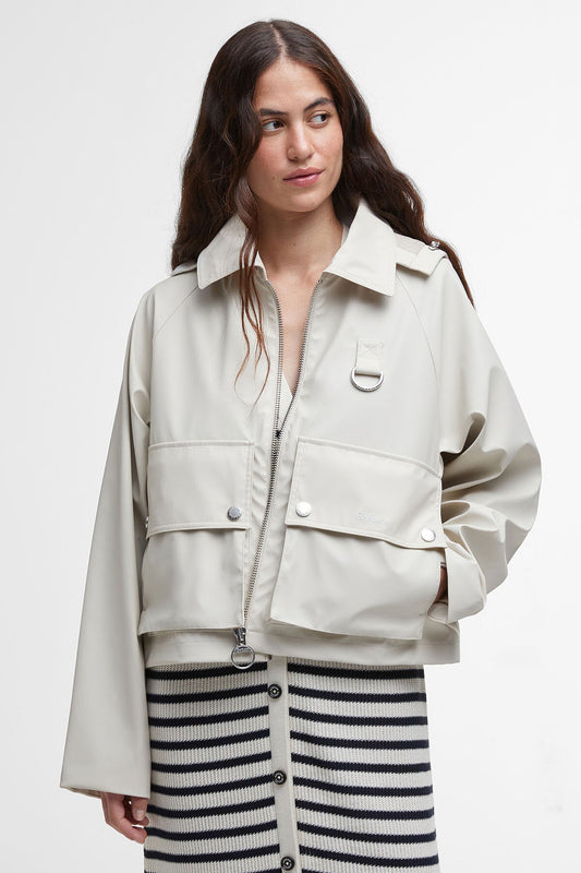 June Showerproof Jacket - BLANC
