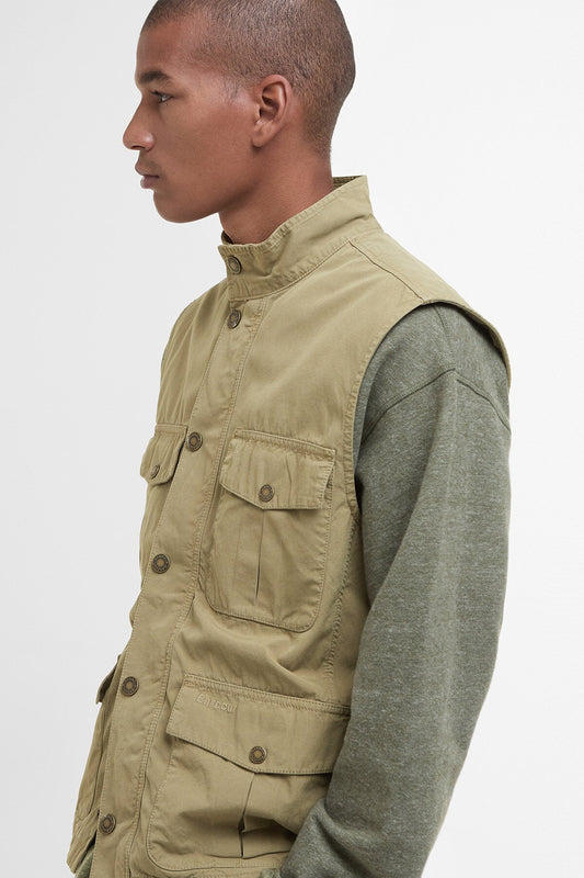 Casual Corbridge Gilet - BLEACHED OLIVE