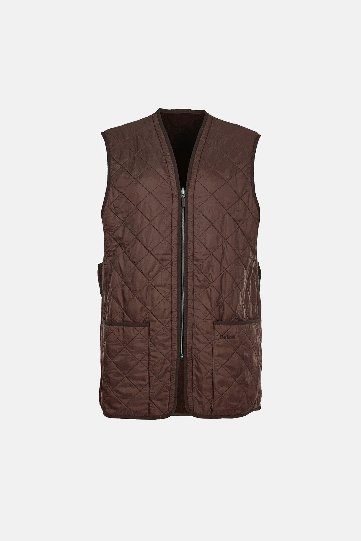 Polarquilt Waistcoat/Zip-In Liner - DARK BROWN