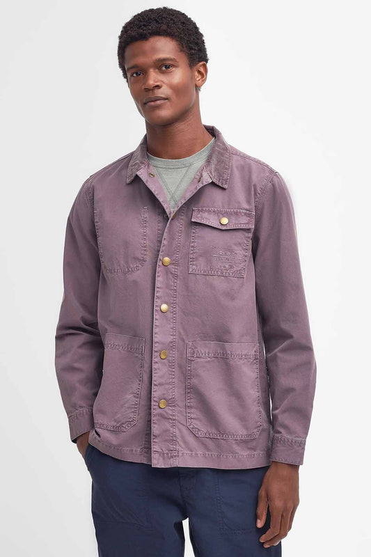 Grindle Overshirt - PURPLE SLATE