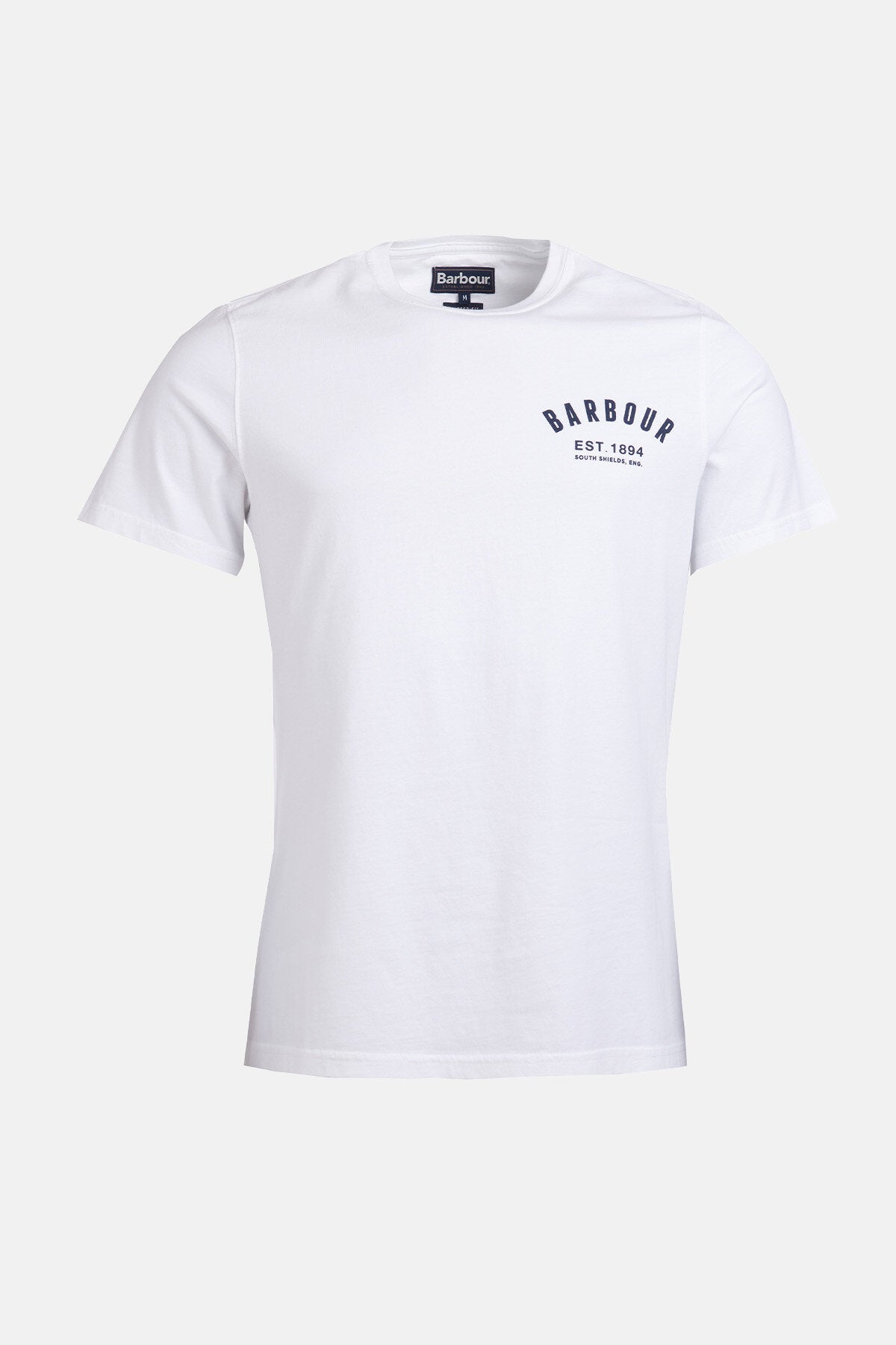 Casual Cotton T-shirt - WHITE