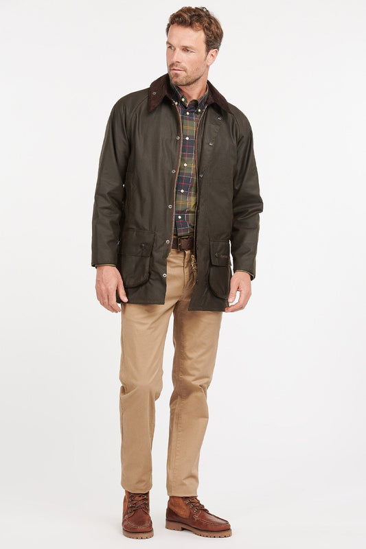Classic Beaufort Wax Jacket - OLIVE