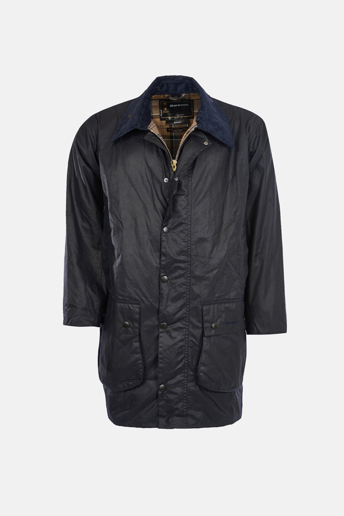 Border Wax Jacket - NAVY