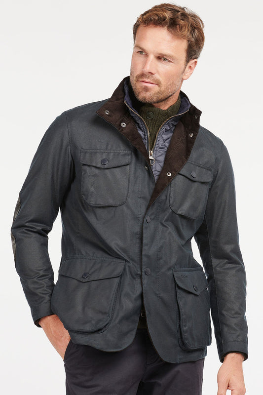 Ogston Wax Jacket - NAVY