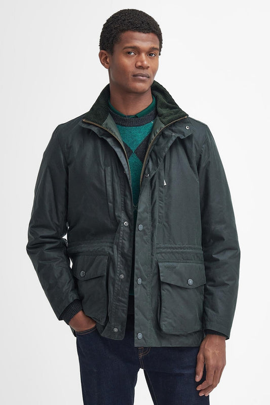 Falstone Waxed Jacket - SAGE
