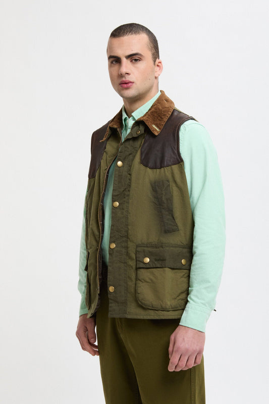 Bedale Wax Vest - ARCHIVE OLIVE