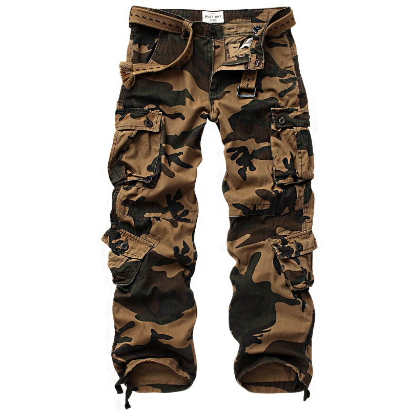 Men's Camouflage Outdoor Multi-Pocket Cargo Pants - Category 1 - Free Shipping