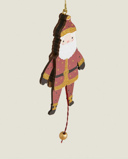 ARTICULATED SANTA CLAUS CHRISTMAS DECORATION