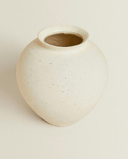 TEXTURED CERAMIC VASE