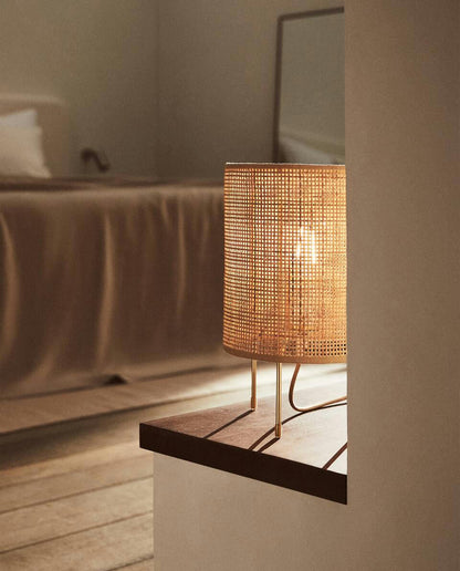 RATTAN LAMP 