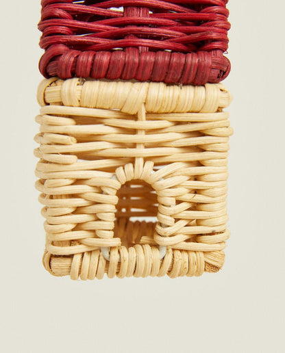 RATTAN CHRISTMAS HOUSE DECORATION