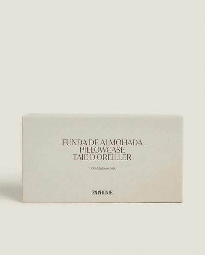 Kissenbezug aus 100 % Maulbeerseide 
