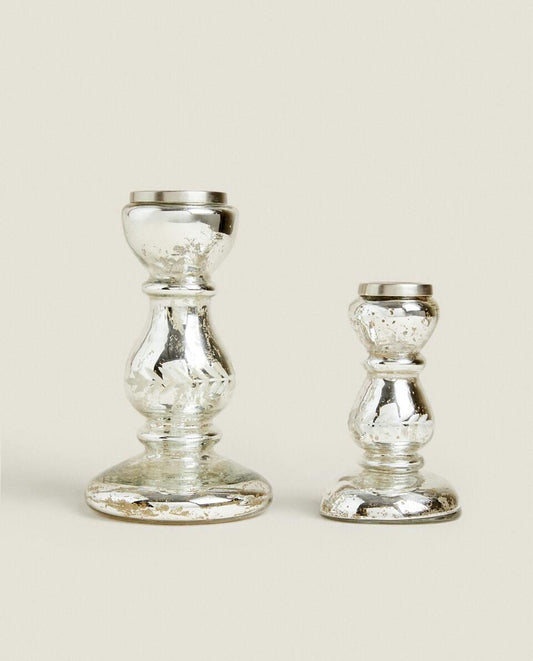 GEOMETRISCHER GLASKERZENSTÄNDER 