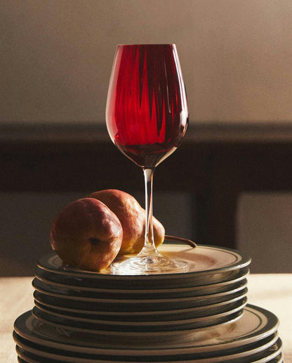 Weihnachts-Kristallglas, farbig 