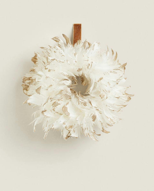 WEIHNACHTSFEDERKRANZ-DEKORATION 