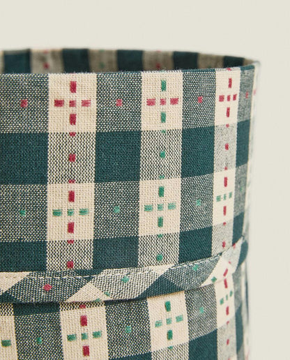 Weihnachtsscheck-Brotkorb 