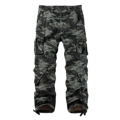 Men's Camouflage Outdoor Multi-Pocket Cargo Pants - Category 1 - Free Shipping