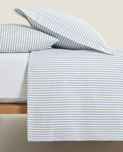 DUVET COVER WITH NARROW STRIPES