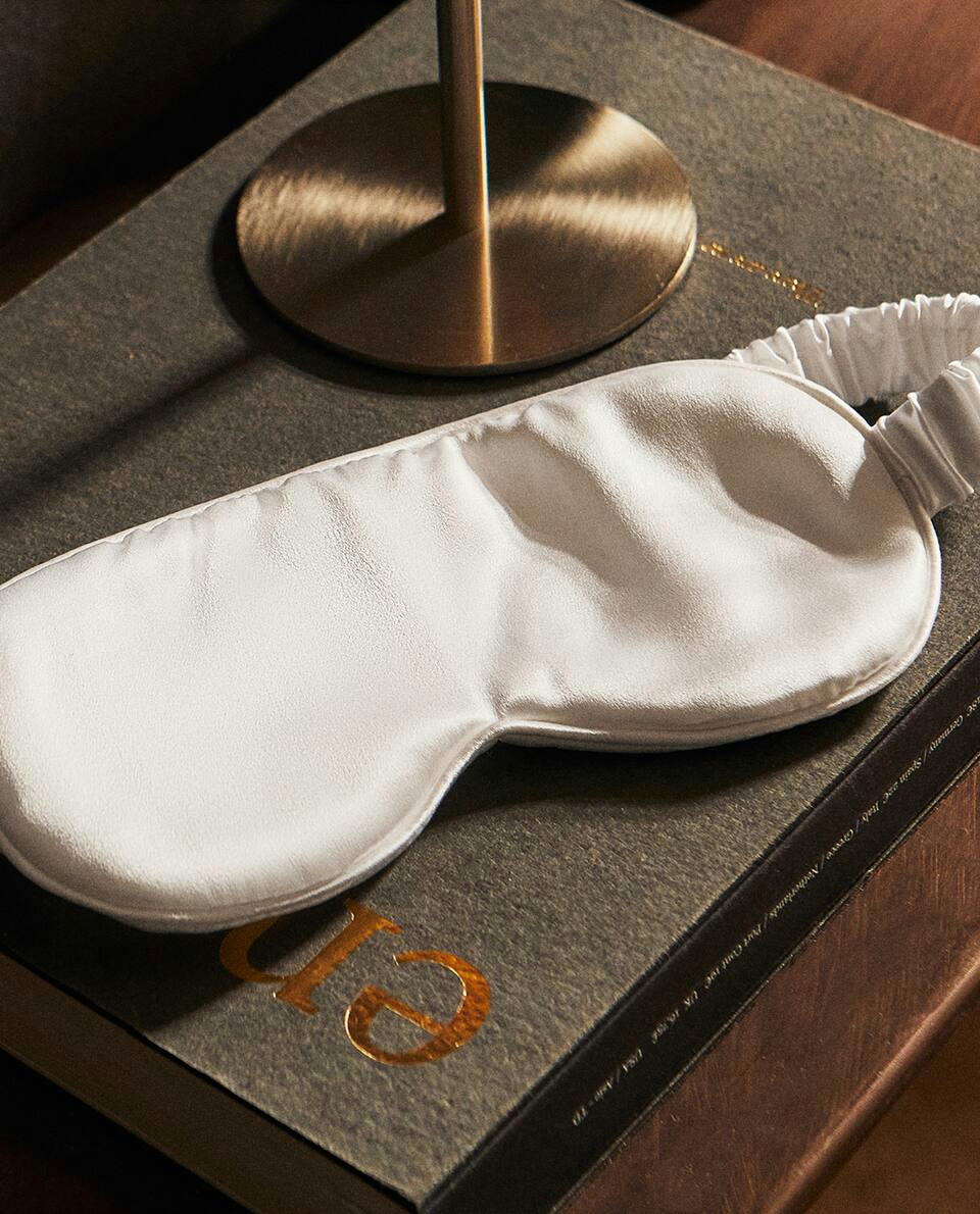 Augenmaske aus 100 % Maulbeerseide 