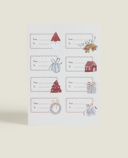 PACK OF CHILDREN’S CHRISTMAS GIFT LABELS (PACK OF 24)