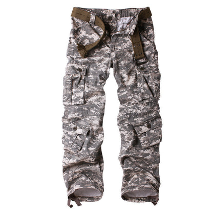 Men's Camouflage Outdoor Multi-Pocket Cargo Pants - Category 1 - Free Shipping