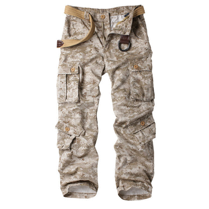 Men's Camouflage Outdoor Multi-Pocket Cargo Pants - Category 1 - Free Shipping