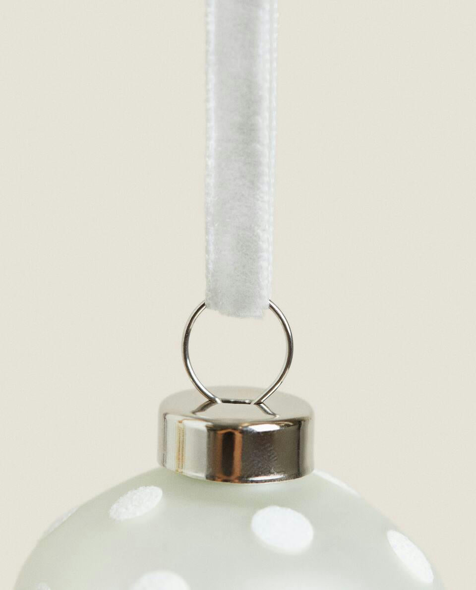 PACK OF GLASS MUSHROOM DECORATIONS (PACK OF 6)