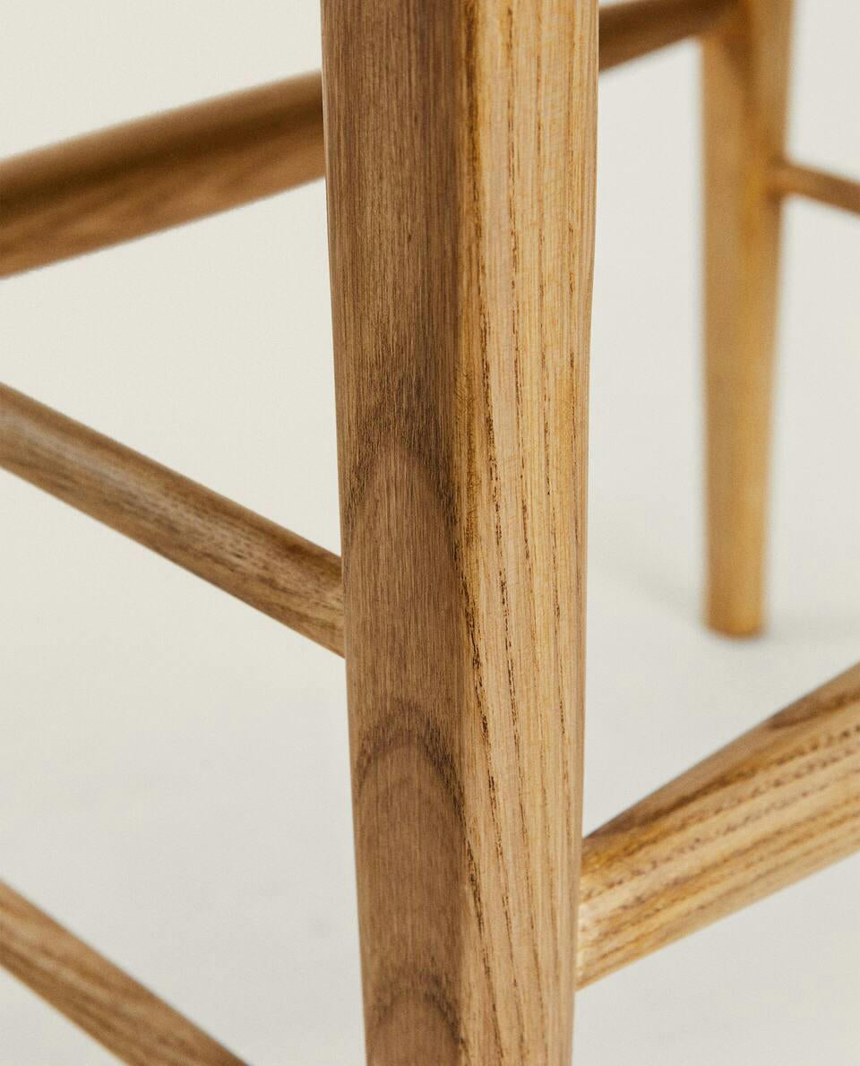 Bank aus Esche und Seegras 