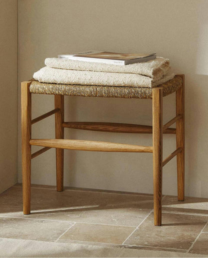 Bank aus Esche und Seegras 