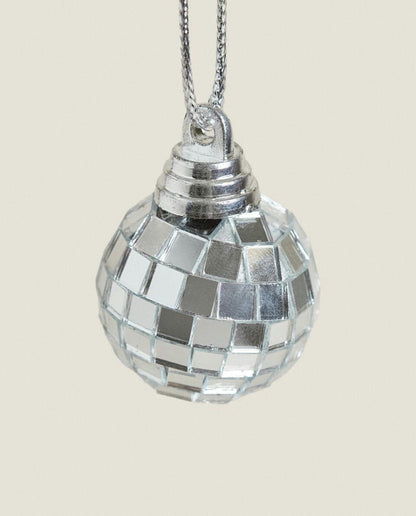 PACK OF CHRISTMAS DISCO BALL DECORATIONS (PACK OF 6)