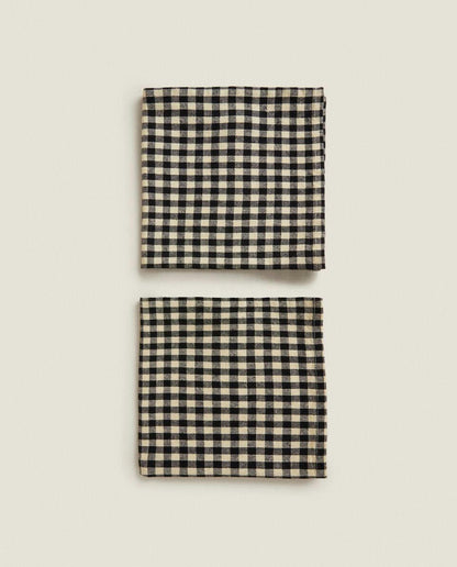 GINGHAM CHECK NAPKIN