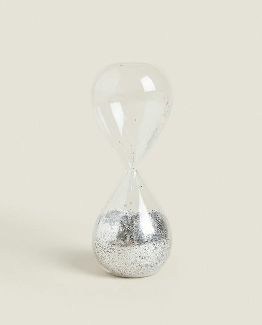 CHRISTMAS GLITTER HOURGLASS