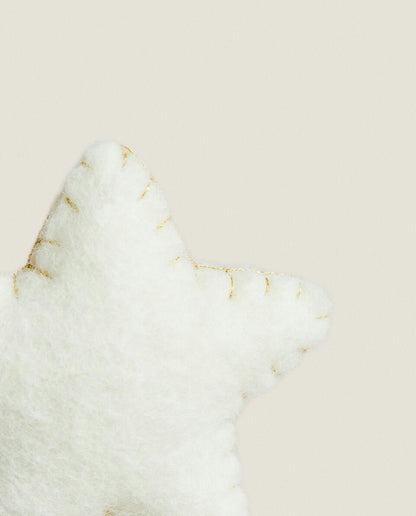 FELT STAR CHRISTMAS DECORATION