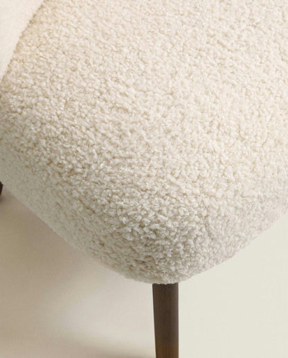 LIGHT BEIGE TERRY ARMCHAIR