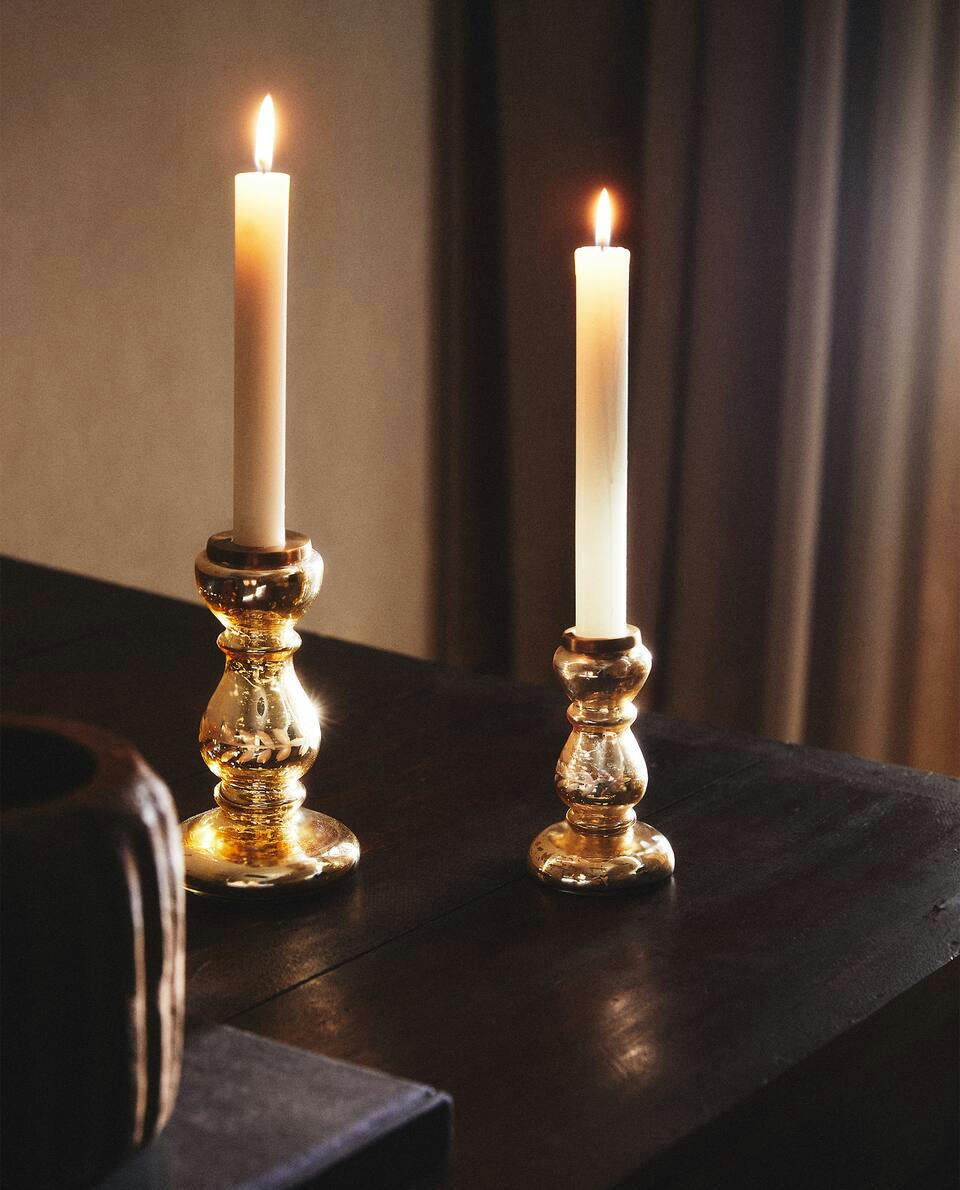 GEOMETRISCHER GLASKERZENSTÄNDER 