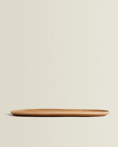 OVAL WOODEN TRAY