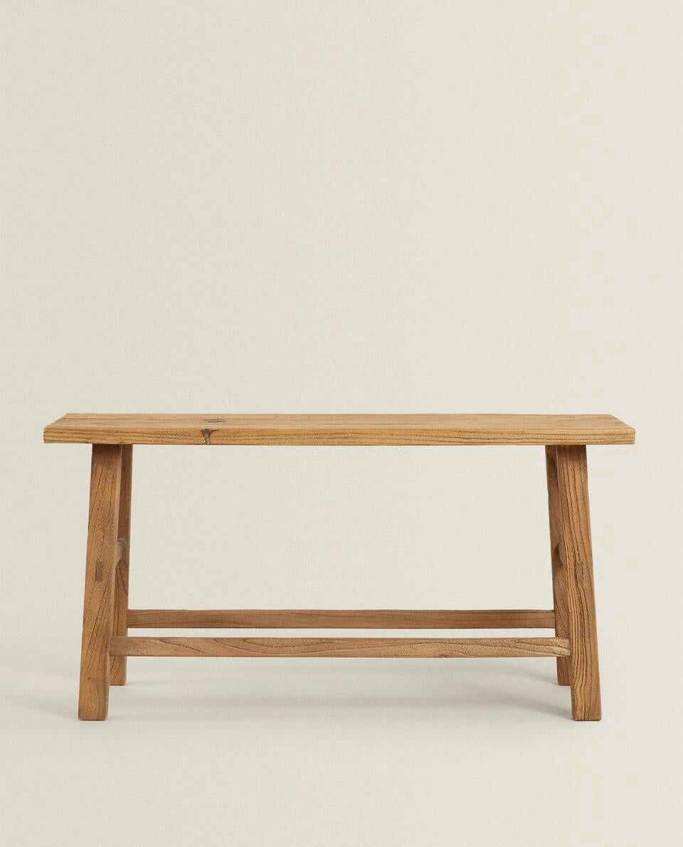 ELM WOOD BENCH