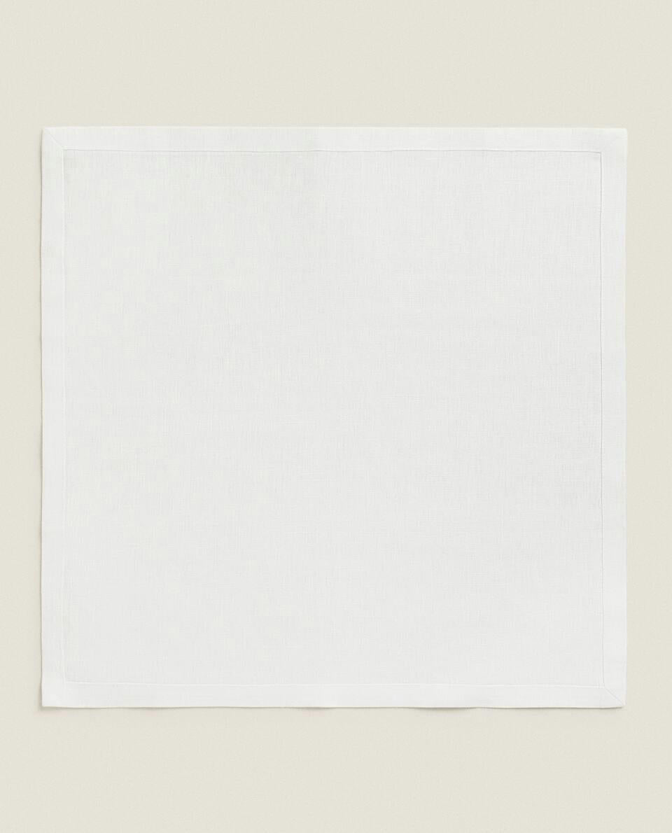 Einfache Leinen-Servietten (2er-Packung) 