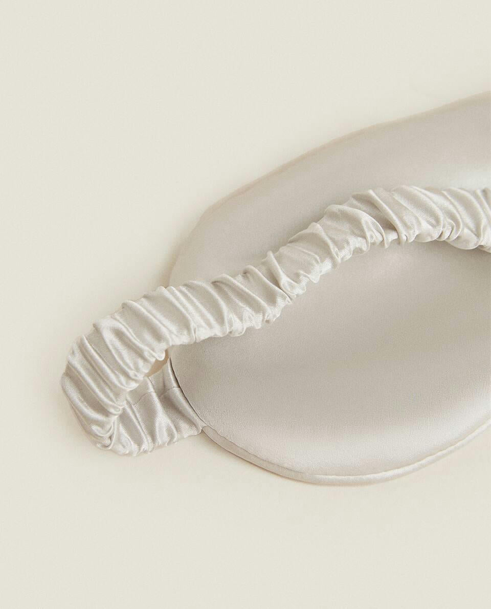 Augenmaske aus 100 % Maulbeerseide 