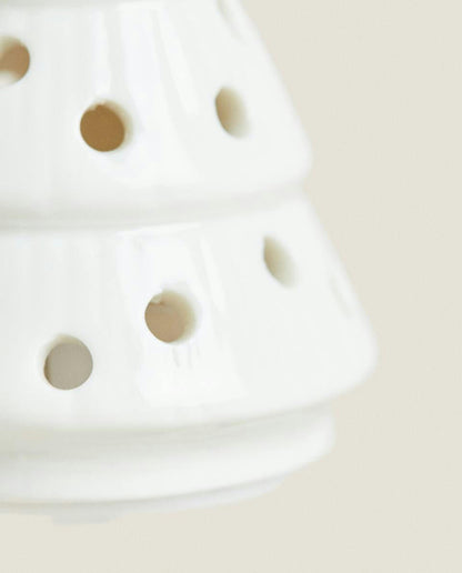 CHRISTMAS TREE PORCELAIN DECORATION