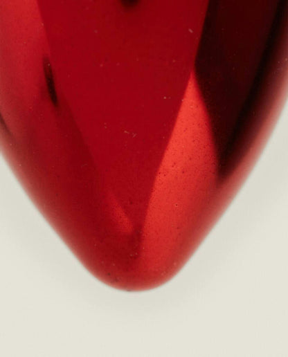 GLASS LIGHT BULB CHRISTMAS DECORATION